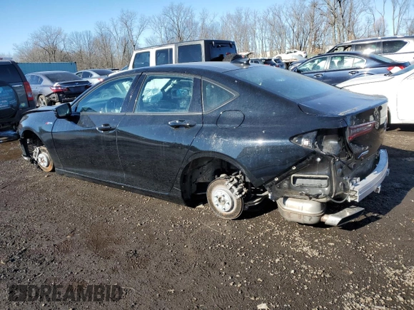 2023 Acura TLX w/A-Spec Package with VIN 19UUB6F52PA003747, listed as a Copart auction lot 42118235 with 0 mi miles and Salvage Title. Bid and sale history available at carsss.com. Image 2.