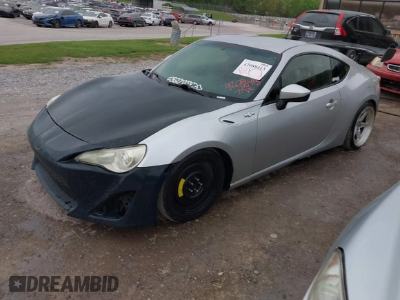 2013 Scion FR-S with VIN JF1ZNAA12D1706687, listed as a IAAI auction lot 42088413 with Not Provided miles. Bid and sale history available at carsss.com. Image 17.