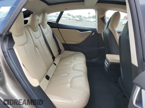 2015 Tesla Model S 85D with VIN 5YJSA1H26FF096714, listed as a Copart auction lot 51710505 with 83,119 mi miles and Salvage Title. Bid and sale history available at carsss.com. Image 10.