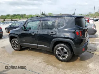 2018 Jeep Renegade Sport with VIN ZACCJBAB6JPH56241, listed as a Copart auction lot 54139495 with 152,693 mi miles and Salvage title. Bid and sale history available at DreamBid. Image 2.