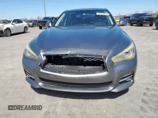 2017 Infiniti Q50 Premium with VIN JN1EV7AP8HM730662, listed as a Copart auction lot 49524415 with 142,905 mi miles and Clean title. Bid and sale history available at DreamBid. Image 5.