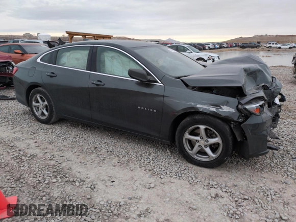 2017 Chevrolet Malibu LS with VIN 1G1ZB5ST5HF209614, listed as a Copart auction lot 42453395 with Not Provided miles and Salvage Title. Bid and sale history available at DreamBid. Image 4.