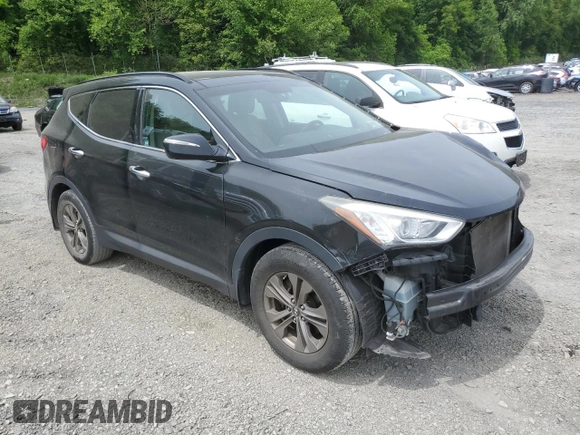 2014 Hyundai Santa Fe with VIN 5XYZUDLB3EG201098, listed as a Copart auction lot 58347205 with 130,610 mi miles and Salvage title. Bid and sale history available at DreamBid. Image 4.