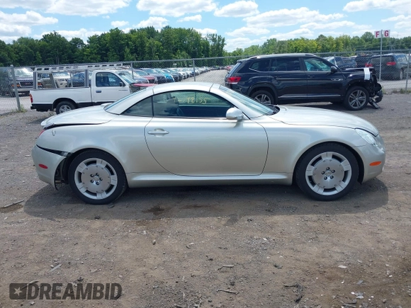 2002 Lexus SC 430 with VIN JTHFN48Y520033641, listed as a IAAI auction lot 42798155 with 54,006 mi miles and . Bid and sale history available at DreamBid. Image 13.