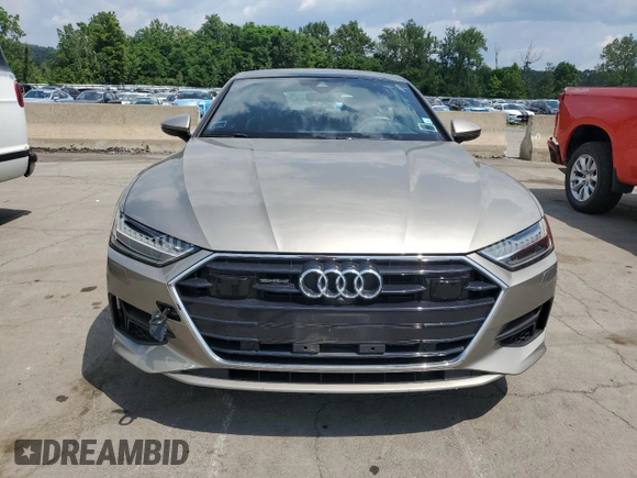 2021 Audi A7 Premium Plus with VIN WAUR2AF24MN012335, listed as a Copart auction lot 65031695 with 37,862 mi miles and Salvage title. Bid and sale history available at DreamBid. Image 5.