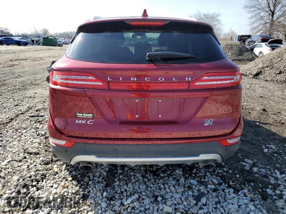2016 Lincoln MKC Select with VIN 5LMCJ2D94GUJ01066, listed as a Copart auction lot 51326365 with 91,148 mi miles and Salvage Title. Bid and sale history available at DreamBid. Image 6.