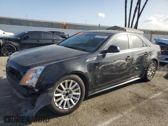2012 Cadillac CTS Luxury with VIN 1G6DF5E56C0144953, listed as a Copart auction lot 51704895 with 123,099 mi miles and Salvage Title. Bid and sale history available at DreamBid. Image 1.