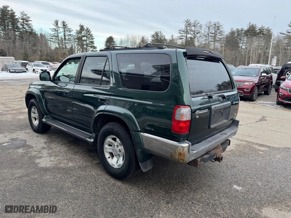 2000 Toyota 4Runner SR5 with VIN JT3HN86R2Y0263096, listed as a Copart auction lot 45225035 with 284,195 mi miles and Clean Title. Bid and sale history available at carsss.com. Image 3.