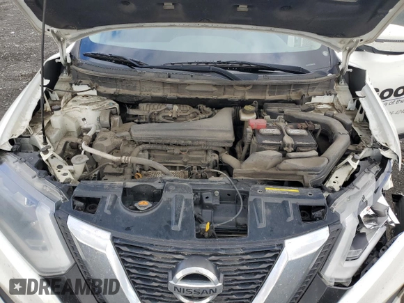 2017 Nissan Rogue SL with VIN JN8AT2MV5HW015426, listed as a Copart auction lot 57619945 with 215,075 mi miles and Salvage title. Bid and sale history available at DreamBid. Image 12.