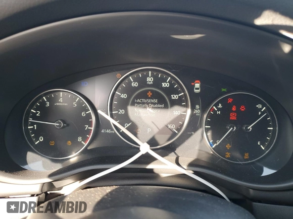 2025 Mazda 3 S Select Sport with VIN JM1BPABM2S1756758, listed as a Copart auction lot 48673115 with 4,146 mi miles and Salvage Title. Bid and sale history available at DreamBid. Image 9.