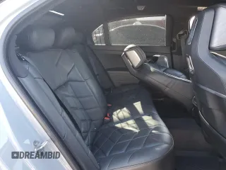 2023 BMW 7 Series 760i xDrive with VIN WBA33EJ09PCN46611, listed as a Copart auction lot 44601795 with 28,497 mi miles and Salvage title. Bid and sale history available at DreamBid. Image 10.