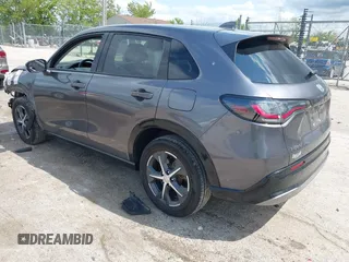 2023 Honda HR-V EX-L with VIN 3CZRZ1H77PM724631, listed as a IAAI auction lot 42453591 with 28,758 mi miles and . Bid and sale history available at DreamBid. Image 3.