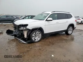 2021 Volkswagen Atlas SE z VIN 1V2WR2CA9MC598706, wystawiony jako Copart lot #60489345 z przebiegiem 106 340 mil mil oraz Szkoda całkowita • Salvage title. Historia ofert i sprzedaży dostępna na DreamBid. Obrazek 1.