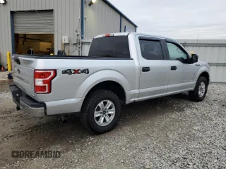 2018 Ford F-150 XL with VIN 1FTEW1EG8JFA80405, listed as a Copart auction lot 43652675 with 159,023 mi miles and Clean Title. Bid and sale history available at carsss.com. Image 3.