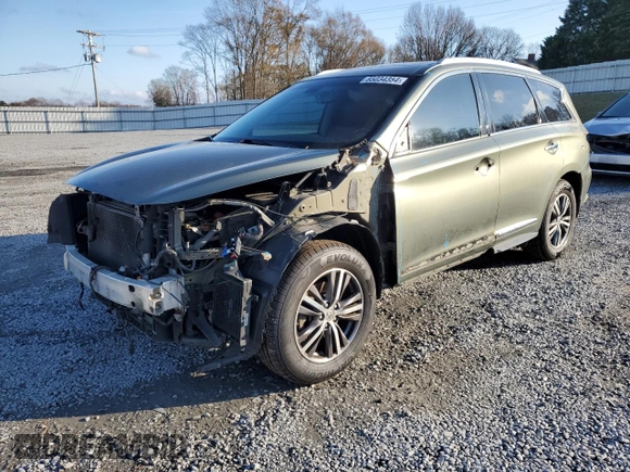 2016 Infiniti QX60 with VIN 5N1AL0MM2GC508628, listed as a Copart auction lot 85034354 with 117,245 mi miles and Salvage Title. Bid and sale history available at DreamBid. Image 1.