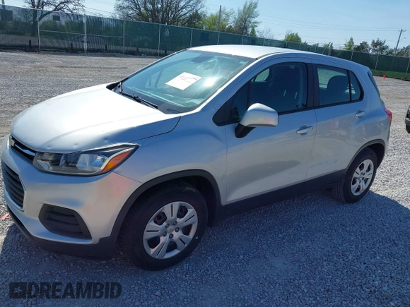 2017 Chevrolet Trax LS with VIN 3GNCJKSBXHL232986, listed as a IAAI auction lot 41986918 with 121,094 mi miles. Bid and sale history available at carsss.com. Image 17.