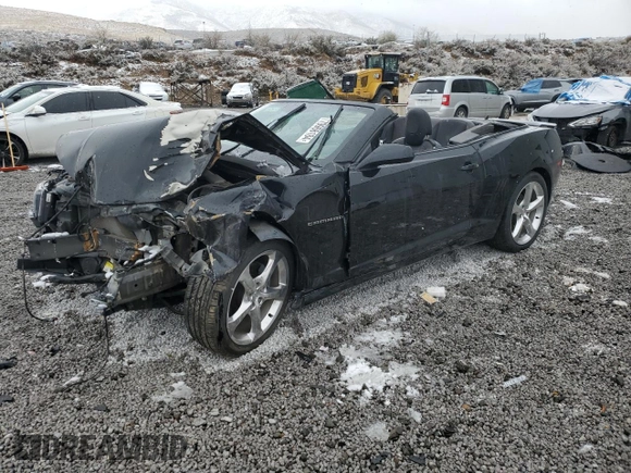 2015 Chevrolet Camaro LT with VIN 2G1FF3D38F9297606, listed as a Copart auction lot 79968184 with 0 mi miles and Salvage Title. Bid and sale history available at carsss.com. Image 1.