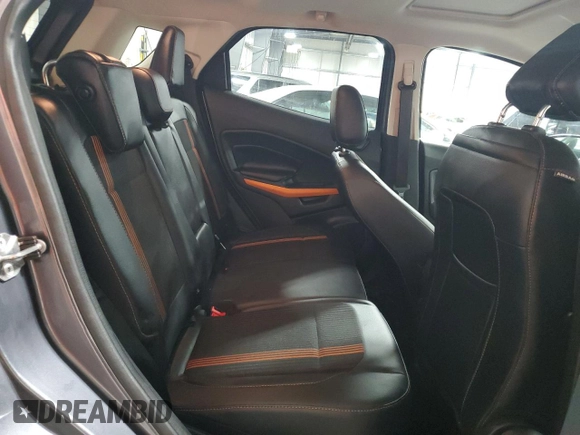 2018 Ford EcoSport SES with VIN MAJ6P1CL1JC177518, listed as a Copart auction lot 52587045 with 35,166 mi miles and Salvage Title. Bid and sale history available at DreamBid. Image 11.
