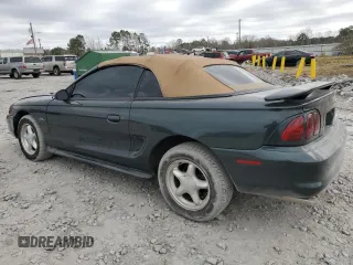 1998 Ford Mustang GT with VIN 1FAFP45X5WF276463, listed as a Copart auction lot 47502755 with 97,931 mi miles and Salvage Title. Bid and sale history available at carsss.com. Image 2.