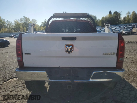 2006 Dodge 3500 SLT z VIN 3D7MX49C46G256217, wystawiony jako Copart lot #75140674 z przebiegiem 160 941 mil mil oraz Szkoda całkowita • Salvage title. Historia ofert i sprzedaży dostępna na DreamBid. Obrazek 6.