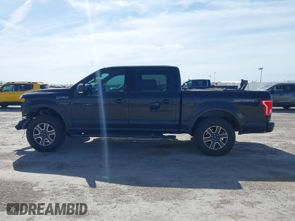 2015 Ford F-150 XL with VIN 1FTEW1CF1FFA20743, listed as a IAAI auction lot 41805237 with 149,020 mi miles. Bid and sale history available at carsss.com. Image 14.