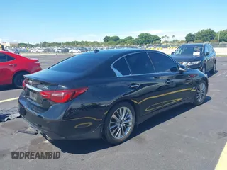 2019 Infiniti Q50 Sport with VIN JN1EV7AP8KM543137, listed as a IAAI auction lot 42602595 with 37,523 mi miles and . Bid and sale history available at DreamBid. Image 4.