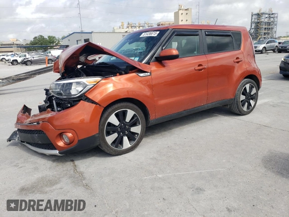 2018 Kia Soul + with VIN KNDJP3A56J7588541, listed as a Copart auction lot 51436615 with 47,937 mi miles and Salvage Title. Bid and sale history available at carsss.com. Image 1.