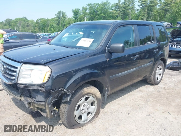 2013 Honda Pilot LX with VIN 5FNYF4H24DB051250, listed as a IAAI auction lot 42433050 with 142,310 mi miles and . Bid and sale history available at DreamBid. Image 2.