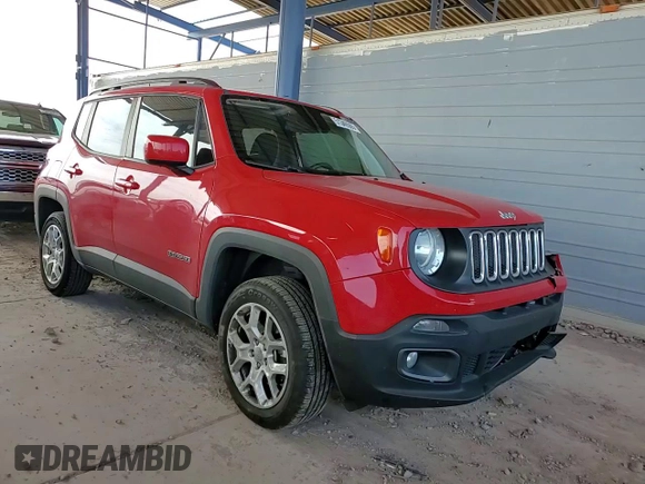2018 Jeep Renegade Altitude with VIN ZACCJBBB9JPH96697, listed as a Copart auction lot 51349565 with 61,378 mi miles and Salvage title. Bid and sale history available at DreamBid. Image 11.