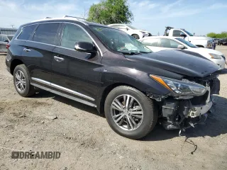 2020 Infiniti QX60 Luxe with VIN 5N1DL0MN7LC515218, listed as a Copart auction lot 49163825 with 101,370 mi miles and Salvage Title. Bid and sale history available at DreamBid. Image 4.
