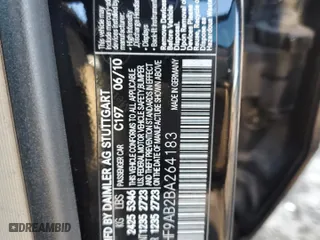 2011 Mercedes-Benz E-Class E 550 Luxury with VIN WDDHF9AB2BA264183, listed as a Copart auction lot 46336995 with 184,659 mi miles and Salvage Title. Bid and sale history available at carsss.com. Image 14.