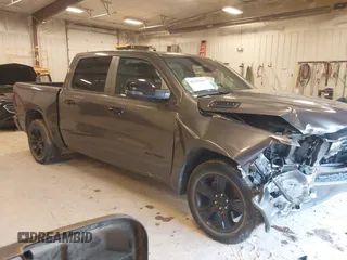 2023 Ram 1500 Big Horn with VIN 1C6SRFFT3PN685084, listed as a IAAI auction lot 41153301 with 24,618 mi miles and . Bid and sale history available at DreamBid. Image 1.
