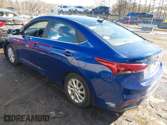2020 Hyundai Accent SE with VIN 3KPC24A67LE122187, listed as a IAAI auction lot 41416330 with 41,018 mi miles. Bid and sale history available at carsss.com. Image 3.