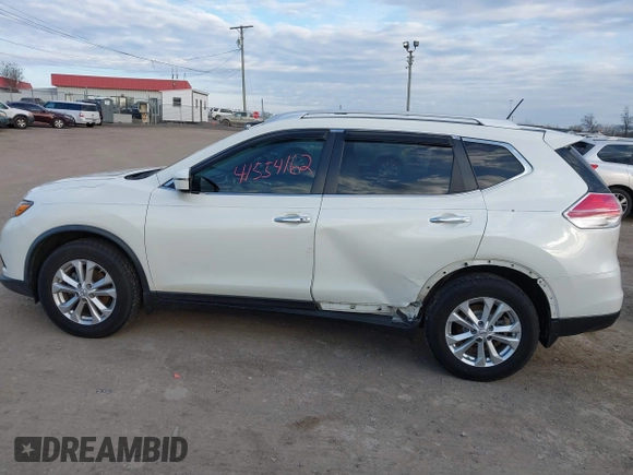 2016 Nissan Rogue S with VIN KNMAT2MT9GP645338, listed as a IAAI auction lot 41554162 with 85,080 mi miles and . Bid and sale history available at DreamBid. Image 14.