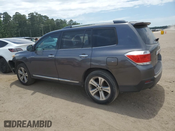 2011 Toyota Highlander Limited with VIN 5TDYK3EH7BS026513, listed as a Copart auction lot 59783865 with 191,330 mi miles and Salvage title. Bid and sale history available at DreamBid. Image 2.