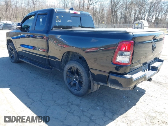 2021 Ram 1500 Big Horn with VIN 1C6SRFBT3MN742627, listed as a IAAI auction lot 41900770 with 52,006 mi miles and . Bid and sale history available at DreamBid. Image 3.