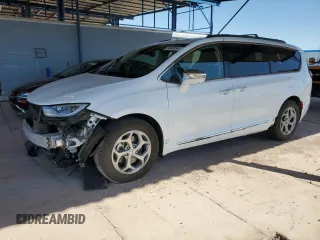 2022 Chrysler Pacifica Limited with VIN 2C4RC1GG5NR182427, listed as a Copart auction lot 54089385 with 90,043 mi miles and Salvage title. Bid and sale history available at DreamBid. Image 1.