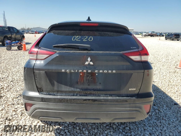 2024 Mitsubishi Eclipse Cross LE with VIN JA4ATVAA4RZ081166, listed as a Copart auction lot 46395435 with 8,278 mi miles and Salvage title. Bid and sale history available at DreamBid. Image 6.
