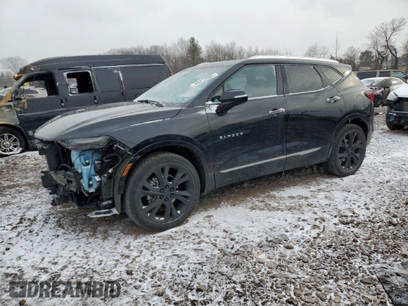 2021 Chevrolet Blazer Premier с VIN 3GNKBLRS6MS562144, выставлен на аукционе Copart как лот 45912085 с пробегом 48 846 миль миль и Списание • Salvage title. История ставок и продаж доступна на DreamBid. Изображение 1.
