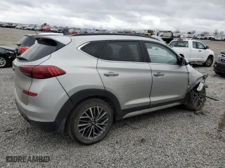 2020 Hyundai Tucson Ultimate with VIN KM8J33AL7LU197358, listed as a Copart auction lot 87025104 with 0 mi miles and Salvage Title. Bid and sale history available at carsss.com. Image 3.