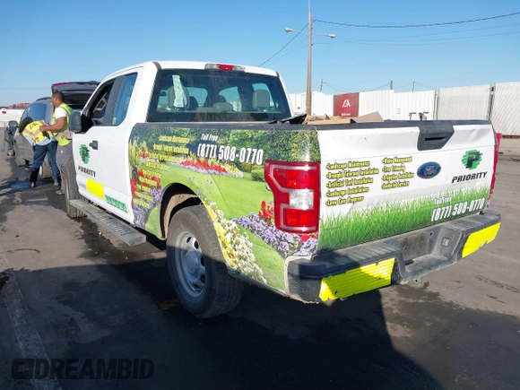 2018 Ford F-150 XL z VIN 1FTEX1CB5JKD81449, wystawiony jako IAAI lot #41362827 z przebiegiem Nie podano mil oraz . Historia ofert i sprzedaży dostępna na DreamBid. Obrazek 3.