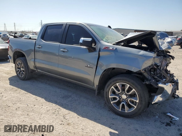 2020 Chevrolet Silverado 1500 LT with VIN 3GCUYDED2LG112375, listed as a Copart auction lot 52380105 with 61,054 mi miles and Salvage Title. Bid and sale history available at DreamBid. Image 4.