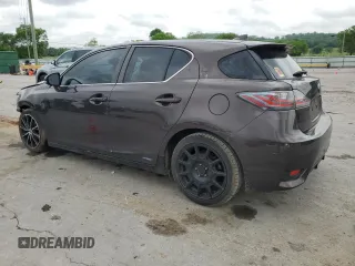 2014 Lexus CT 200h with VIN JTHKD5BH3E2185040, listed as a Copart auction lot 52197195 with 156,743 mi miles and Salvage Title. Bid and sale history available at DreamBid. Image 2.