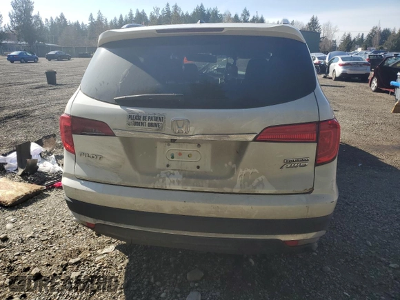 2017 Honda Pilot Touring with VIN 5FNYF6H95HB030731, listed as a Copart auction lot 47133765 with Not Provided miles and Salvage Title. Bid and sale history available at DreamBid. Image 6.