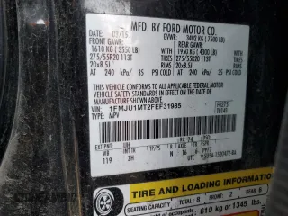 2015 Ford Expedition Platinum with VIN 1FMJU1MT2FEF31985, listed as a Copart auction lot 42830365 with 149,469 mi miles and Salvage title. Bid and sale history available at DreamBid. Image 15.