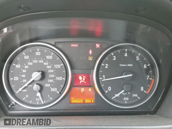 2011 BMW 3 Series 335i with VIN WBADX7C59BE743322, listed as a Copart auction lot 84219074 with 94,623 mi miles and Salvage Title. Bid and sale history available at carsss.com. Image 9.