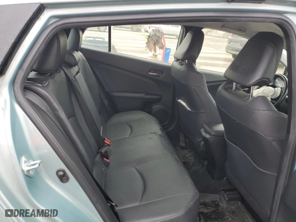 2019 Toyota Prius LE with VIN JTDL9RFU7K3008700, listed as a Copart auction lot 48631215 with 91,436 mi miles and Salvage Title. Bid and sale history available at carsss.com. Image 10.
