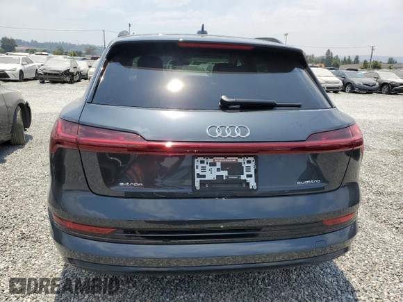 2023 Audi e-tron Premium Plus z VIN WA1LAAGE8PB024508, wystawiony jako Copart lot #62882574 z przebiegiem 20 633 mil mil oraz Szkoda całkowita • Salvage title. Historia ofert i sprzedaży dostępna na DreamBid. Obrazek 6.
