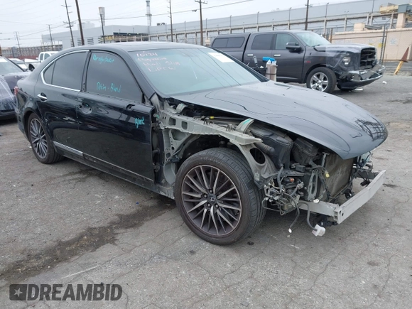 2014 Lexus LS 460 with VIN JTHBL5EF9E5126845, listed as a IAAI auction lot 41884567 with 151,796 mi miles and . Bid and sale history available at DreamBid. Image 1.