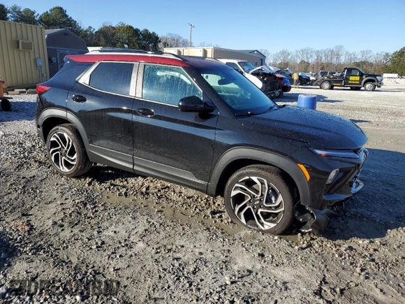 2025 Chevrolet TrailBlazer RS with VIN KL79MTSLXSB062109, listed as a Copart auction lot 41392495 with 3,104 mi miles and Salvage Title. Bid and sale history available at carsss.com. Image 4.